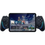 Tay cầm chơi game Razer Kishi Ultra kết nối USB-C cho Android và iPhone trên nền trắng