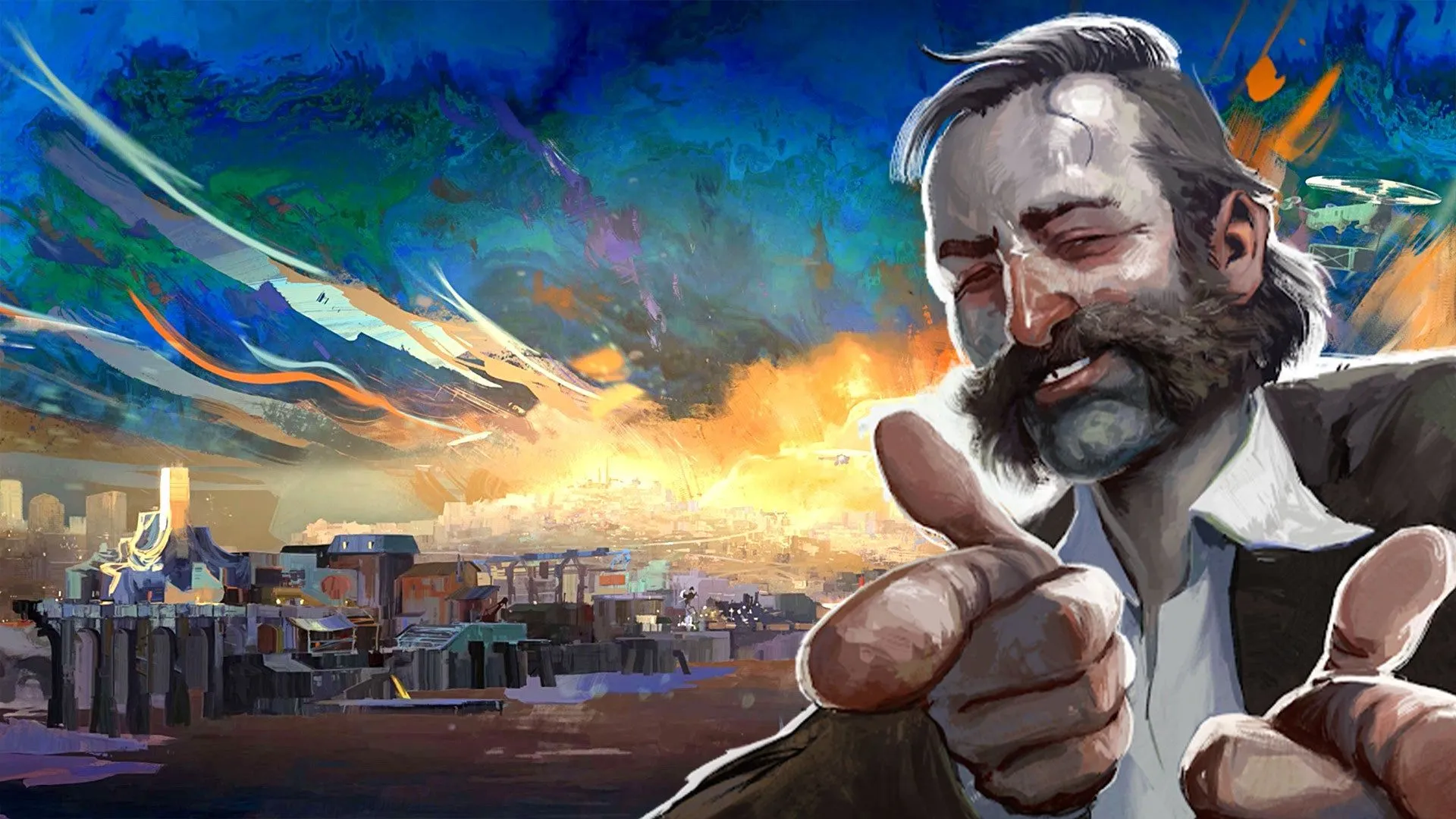 Thám tử Harry Du Bois trong game nhập vai kể chuyện Disco Elysium, điển hình cho game AA giàu tính sáng tạo.
