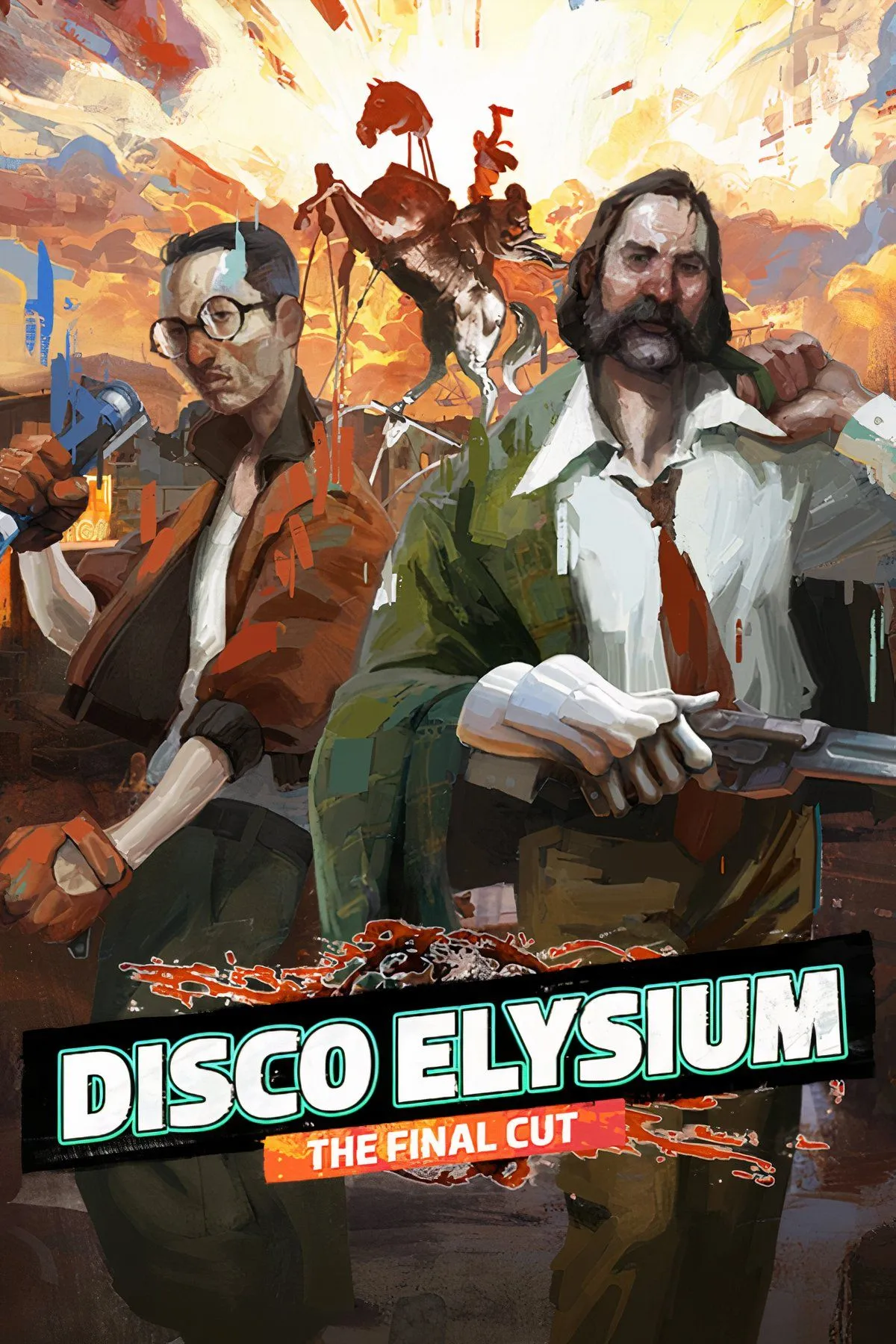 Tổng hợp các cảnh gameplay từ Disco Elysium, cho thấy khả năng chạy game RPG nặng về cốt truyện trên Chromebook Plus.