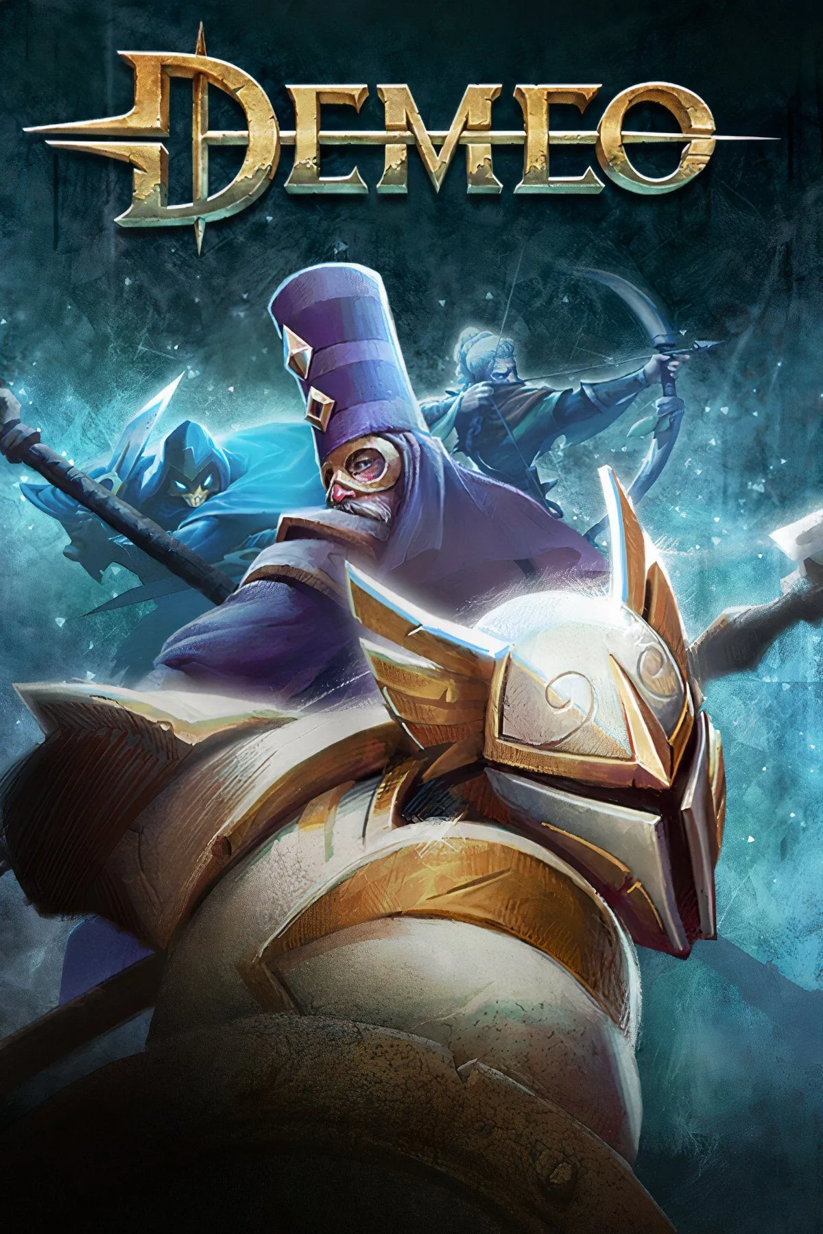 Tổng hợp các hình ảnh gameplay của tựa game Demeo, minh họa trải nghiệm game bàn cờ chiến thuật sống động trong môi trường thực tế ảo.