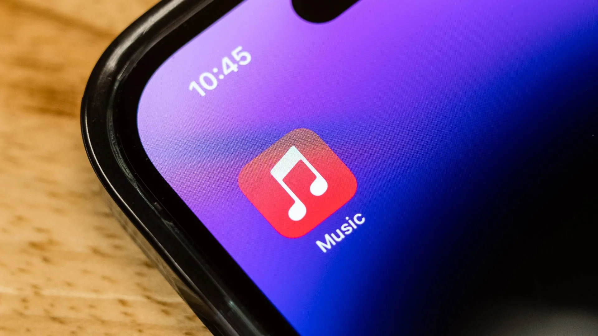 Ứng dụng Apple Music hiển thị trên iPhone.